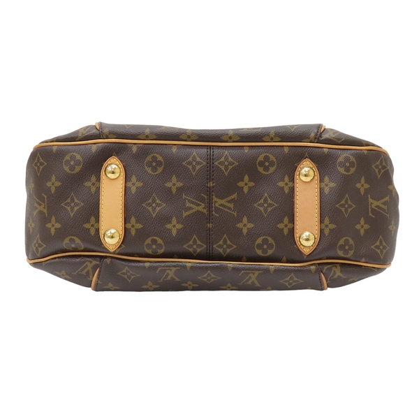 【二手名牌BRAND OFF】LOUIS VUITTON LV 路易威登 棕色 原花帆布 Galliera PM 南瓜包 肩背包 金扣 M56382 product thumbnail 4