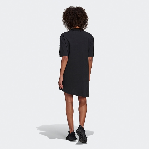 Adidas ORIGINALS BELLISTA 女裝 短袖 洋裝 連身裙 口袋 不對稱 黑【運動世界】GN3165 product thumbnail 3