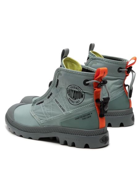 PALLADIUM PAMPA TRAVEL LITE 男女款 高筒 抓皺 抽繩 輕量 靴子 77039083 銀灰色 product thumbnail 3