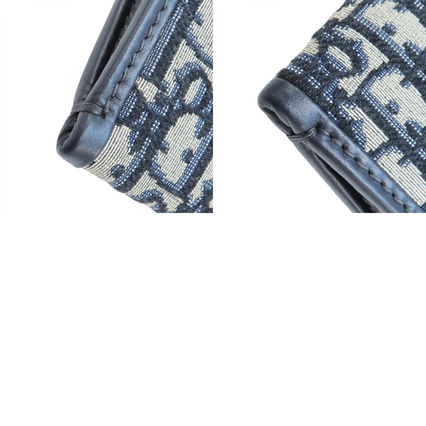 【二手名牌BRAND OFF】DIOR 迪奧 藍色 Dior Oblique 緹花 30 Montaigne 橫向手袋附鏈帶 product thumbnail 10