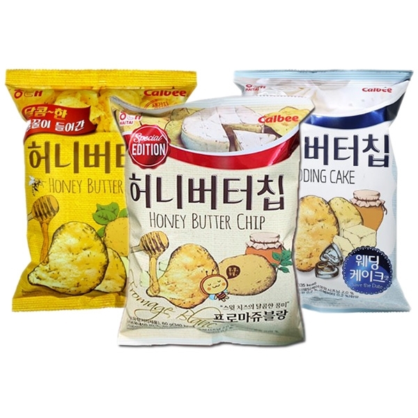 韓國 海太 Calbee蜂蜜奶油洋芋片(60g) 款式可選【小三美日】