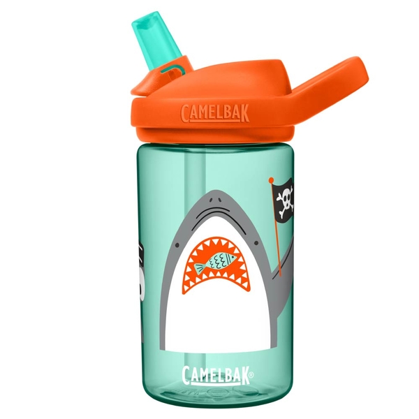 【CamelBak 美國 400ml eddy+kids兒童吸管運動水瓶RENEW《鯊魚海盜》】CB2472302041/水壺 product thumbnail 2