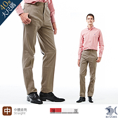 【NST Jeans】花生奶茶色 斜口袋簡約男褲(中腰) 390(5702) 台製 紳士 大尺碼 夏季薄款