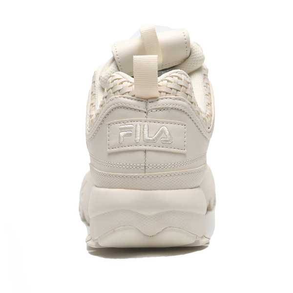 FILA 休閒鞋 米白 編織 復古 鋸齒鞋 老爹鞋 女 5C609X100 product thumbnail 6