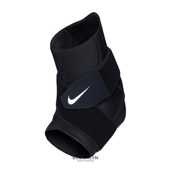 NIKE 護膝 PRO 調節式護踝 護具 黑 運動 防護 (布魯克林) DA7067-010