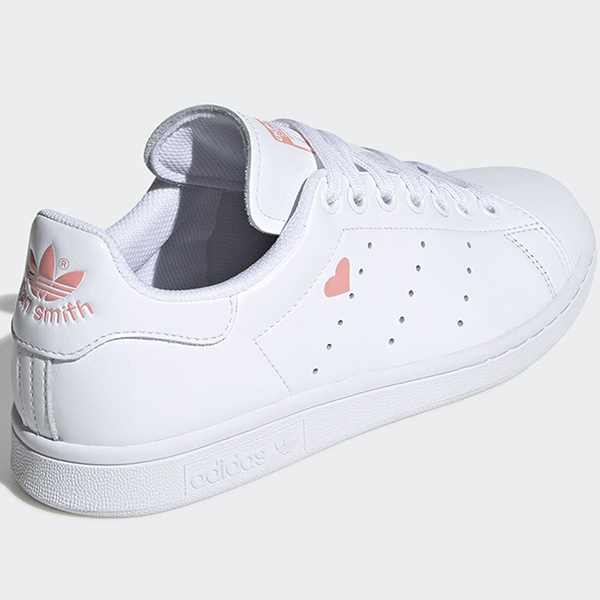 ADIDAS STAN SMITH V-DAY 女鞋 休閒 板鞋 皮革 愛心 白 粉【運動世界】FW6227 product thumbnail 3