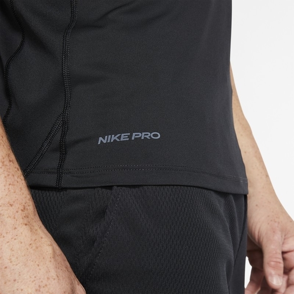 【現貨】NIKE PRO 男裝 短袖 慢跑 訓練 排汗 透氣 黑【運動世界】BV5634-010 product thumbnail 7