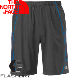 【The North Face 男款 FLASHDRY 9吋短褲 藍/灰】0A2RGM/短褲/休閒短褲/運動短褲