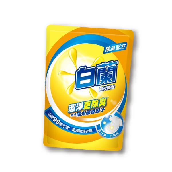 白蘭 陽光洗衣精補充包 (1.6kg/包)【杏一】