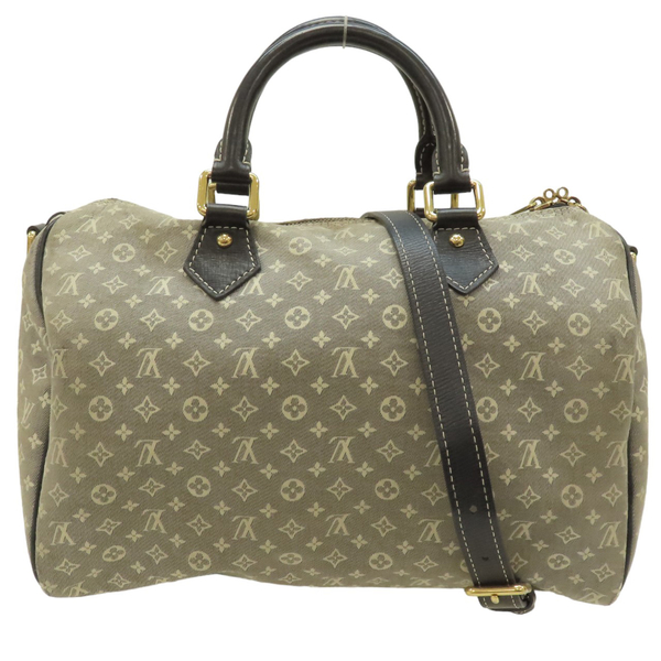 【二手名牌BRAND OFF】LOUIS VUITTON 路易威登 灰色 原花 Speedy Bandouliere 30 手提包 M56703