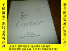二手書博民逛書店Cartier拍賣圖錄原版--1996罕見鐘錶等--精裝Y127