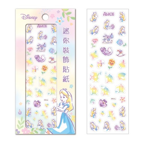 迪士尼Disney 迷你裝飾指甲貼-愛麗絲