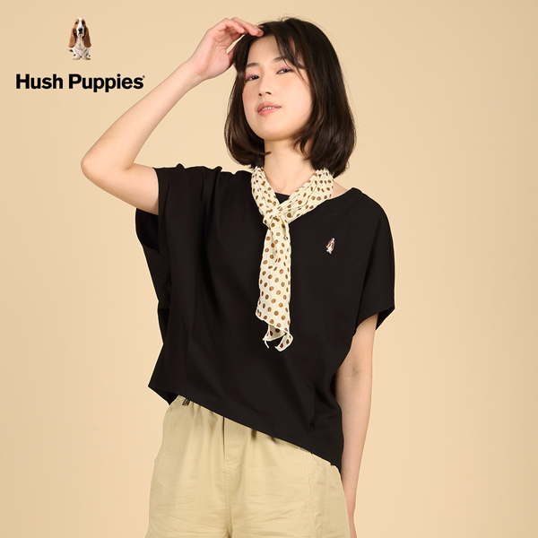 Hush Puppies 上衣 女裝素色擺摺連袖寬鬆上衣 product thumbnail 4