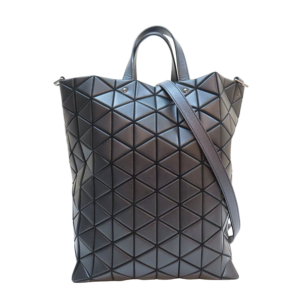 【二手名牌BRAND OFF】BAO BAO ISSEY MIYAKE 三宅一生 黑色 霧面 塑料 兩用包