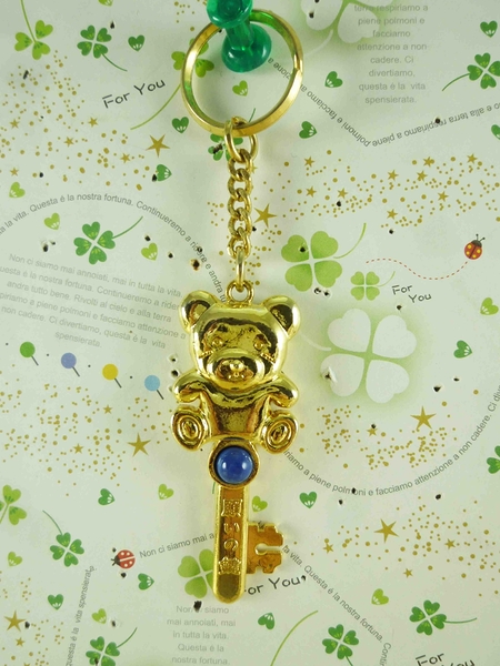 【震撼精品百貨】泰迪熊_Teddy Bear~造型鎖圈-金鑰匙