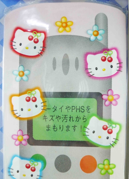 【震撼精品百貨】Hello Kitty 凱蒂貓~KITTY貼紙-收縮保護膜-櫻桃花 product thumbnail 3