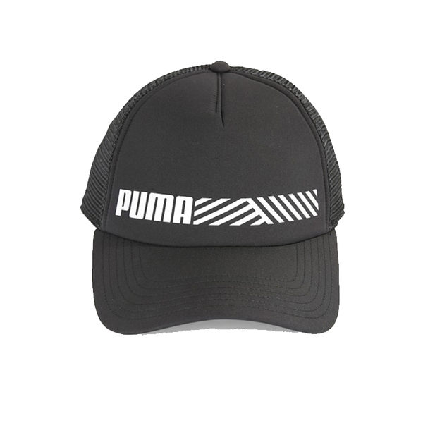 Puma 黑 運動帽 遮陽帽 老帽 網面 六分割帽 6-Panel 經典棒球帽 運動帽 棒球帽 02191501