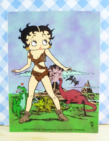 【震撼精品百貨】Betty Boop_貝蒂~貼紙-恐龍 product thumbnail 2