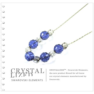 新光飾品-藍色魅影潮流圓珠水晶項鏈 product thumbnail 3