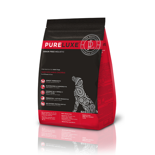 【力奇】PureLUXE 循味 天然無穀成犬糧-羊肉&鷹嘴豆 4LB(400g*5包代) 超取限2包 (A001F10) product thumbnail 2