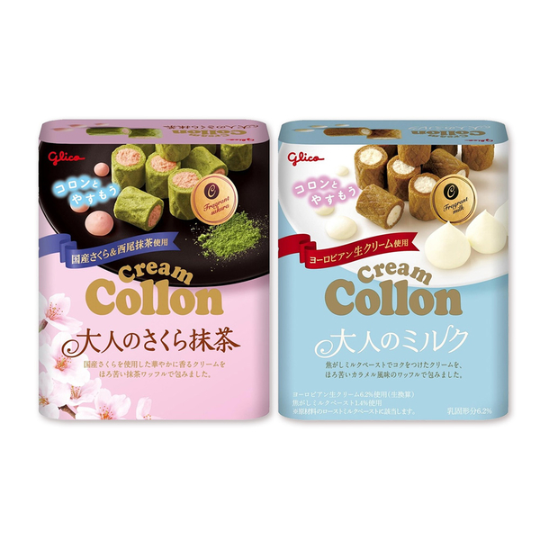 日本 GLICO 固力果 格力高 cream collon 捲心酥 口味可選 product thumbnail 2