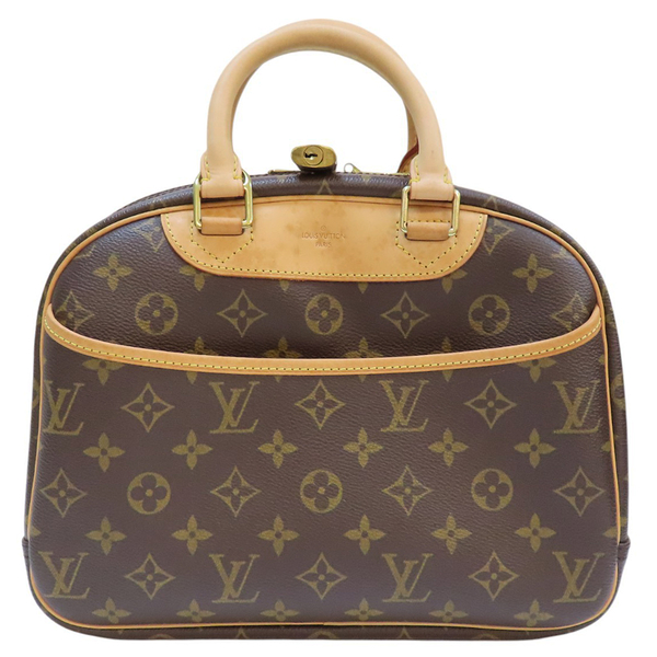 【二手名牌BRAND OFF】LOUIS VUITTON LV 路易威登 原花 PVC塗層帆布 Deauville GM 手提包 M47270