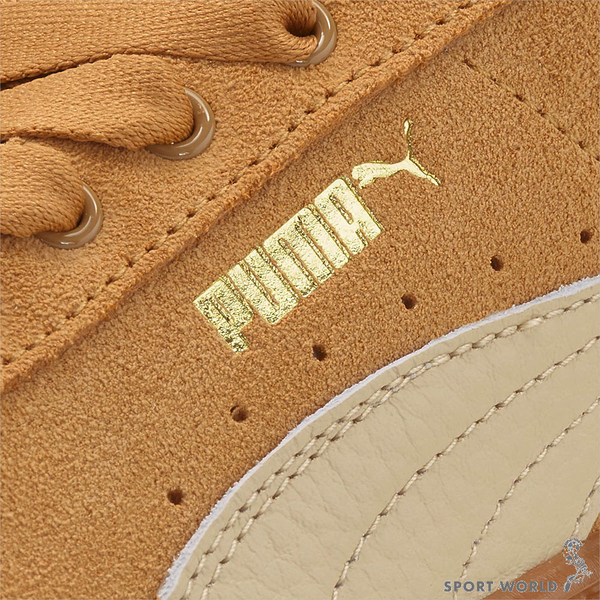 PUMA Mayze Wedge Suede 女鞋休閒厚底麂皮卡其38674401 | 休閒鞋