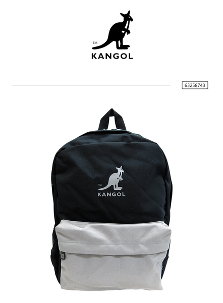 KANGOL 英國袋鼠 後背包 學院風LOGO 大容量 大學包 雙肩包 63258743 得意時袋 product thumbnail 3