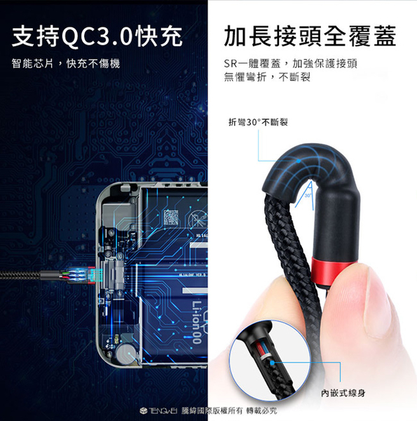 Baseus 倍思 卡福樂 Type-C to Type-C PD2.0 充電線 100cm-2入 (支援iPHONE15系列充電) product thumbnail 4
