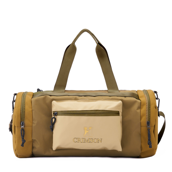 NCAA 旅行袋 哈佛 咖啡 圓筒包 斜背包 行李袋 7325178002