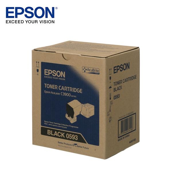 EPSON S050593 原廠 黑色碳粉匣 CX37DNF/AL-C3900N/C3900DN適用