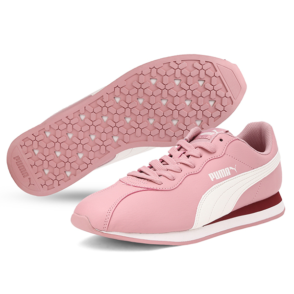 PUMA Turin II 女鞋 休閒 復古 足球 皮革 EVA中底 粉【運動世界】36696212