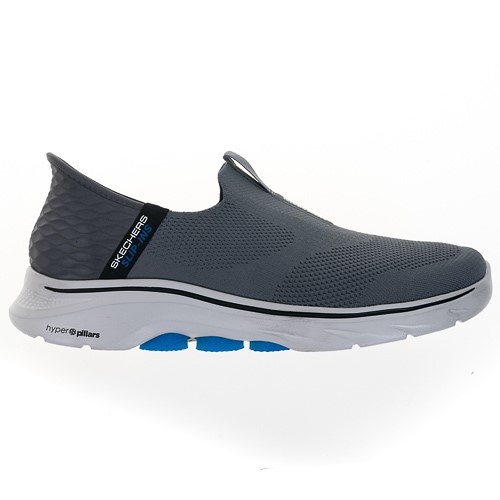 Skechers Go Walk 7-Easy On 2 Slip-Ins 休閒鞋 男鞋 灰藍 套入式 輕量 216641CCBL