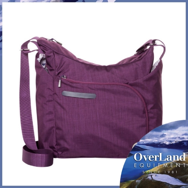 【OVERLAND 美國 Belvedere輕量多功能側背包《紫》】OL161NBD0174/斜背包/書包/肩背