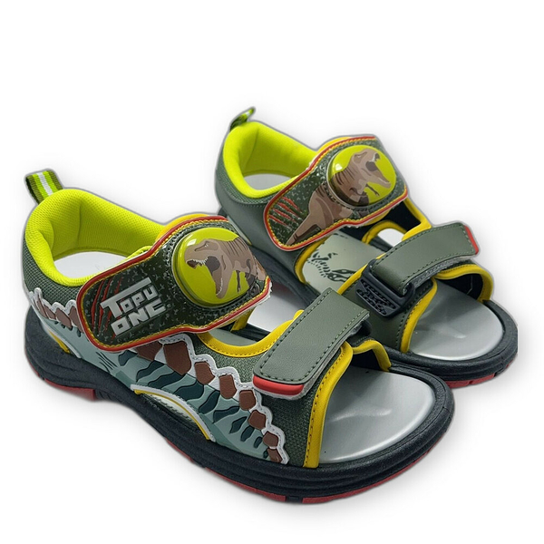 【菲斯質感生活購物】MIT恐龍電燈涼鞋 男童涼鞋 露趾涼鞋 透氣涼鞋 男童 台灣製童鞋 MIT 男童鞋