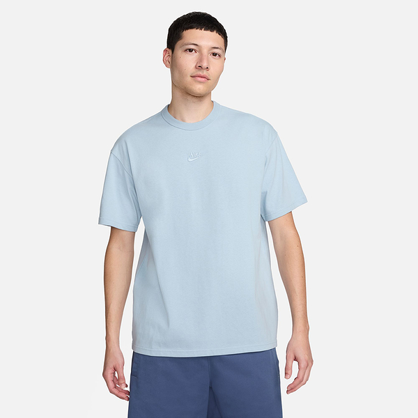 NIKE AS M NSW PREM ESSNTL SUST TEE 上衣 男 短袖 運動 藍色 刺繡 素T DO7393-441