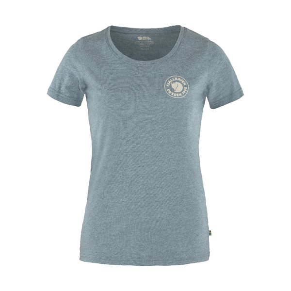 【Fjallraven 小狐狸 女 1960 Logo T-shirt《靛藍/麻花》】F83513/短T/短袖/圓領T/棉T product thumbnail 2