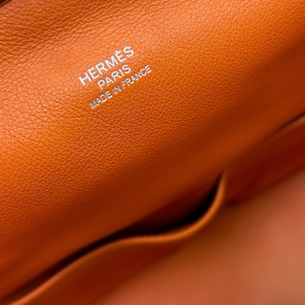 【二手名牌BRAND OFF】HERMES 愛馬仕 愛馬仕橘 Swift皮革 Toolbox 26 兩用包 product thumbnail 6