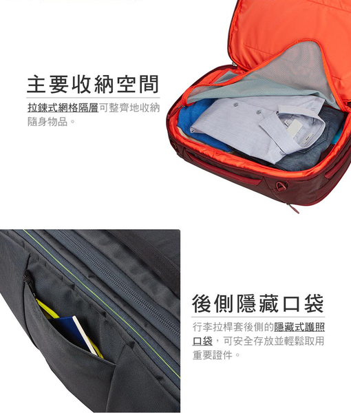 THULE-Subterra Carry 40L筆電背包TSD-340-軍綠 product thumbnail 8