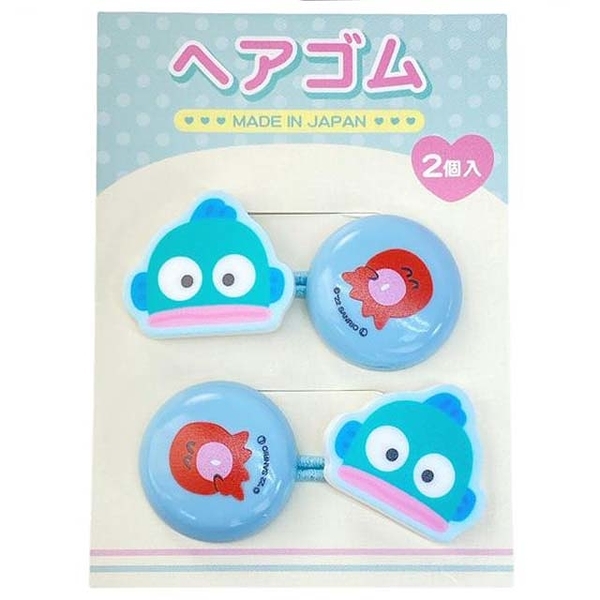 【震撼精品百貨】Hangyodon Sanrio 河童~日本三麗鷗SANRIO 人魚漢頓塑膠造型彈力髮束2入組(朋友款)*53466