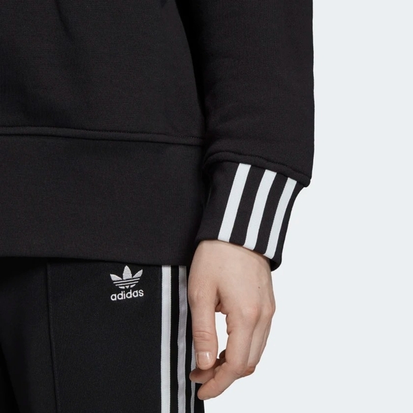 ADIDAS ORIGINALS SWEATSHIRT 女裝 長袖 大學T 休閒 純棉 基本款 黑【運動世界】ED5845 product thumbnail 7