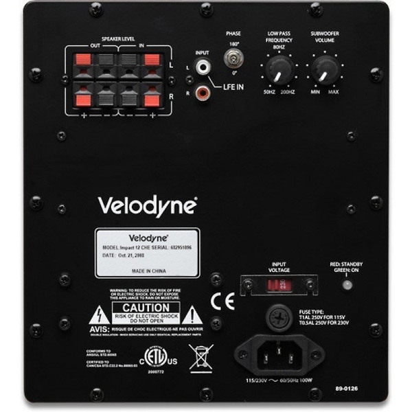 【澄名影音展場】美國 威力登 Velodyne Optimum 8" 超重低音喇叭