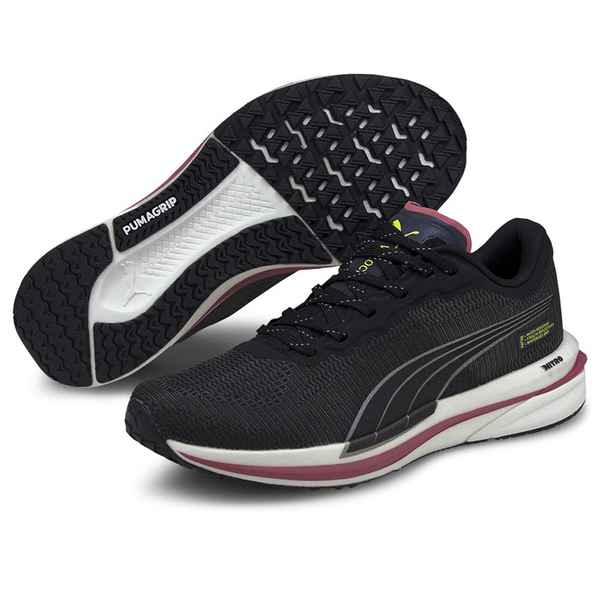 Puma Velocity Nitro WTR 女鞋 慢跑 緩衝 回彈 防潑水 反光 防滑 黑【運動世界】19529601