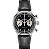 Hamilton 漢米爾頓INTRA-MATIC 正熊貓手上鍊計時機械錶(H38429730)