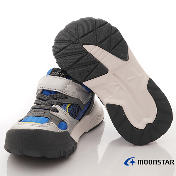 日本月星Moonstar機能童鞋2E寬楦滑步車鞋MSCOG025藍(中小童) product thumbnail 7