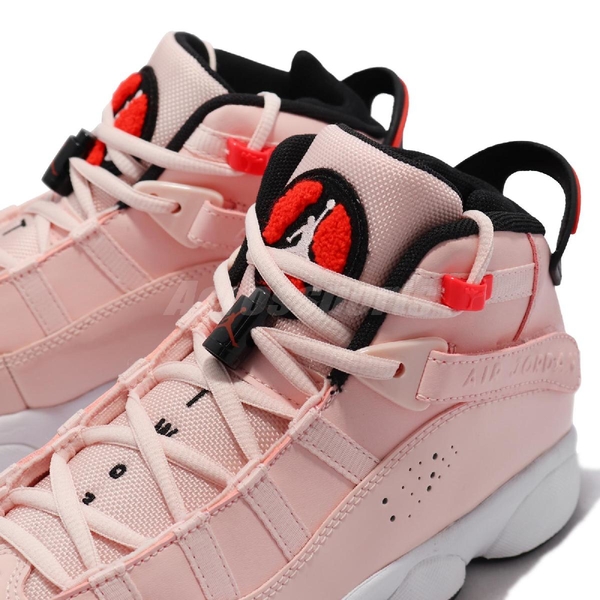 Nike 休閒鞋 Jordan 6 Rings GS 粉紅 喬丹 女鞋 合體鞋 【ACS】 323419-602