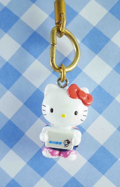 【震撼精品百貨】Hello Kitty 凱蒂貓~限定版手機吊飾-佐川急便(黃繩)