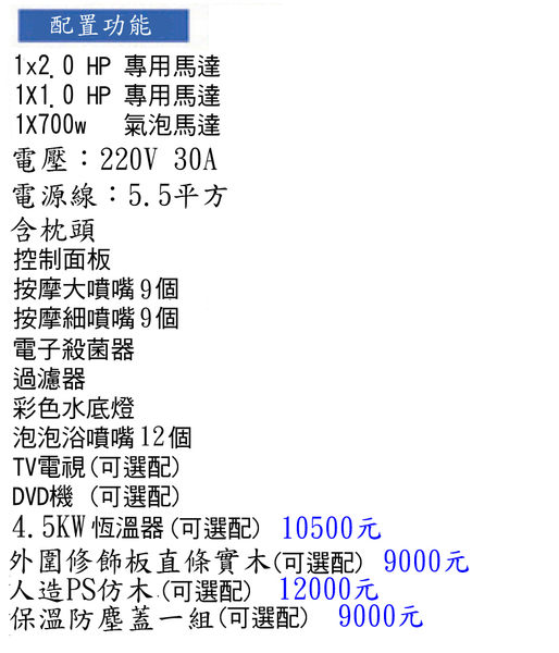 【麗室衛浴】BATHTUB WORLD 獨家擁有 豪華按摩浴缸 G-8003 多種出水按摩方式 1900*1350*840mm product thumbnail 3