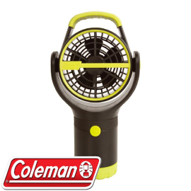 【Coleman 美國 BATTERYLOCK杯架風扇 萊姆綠】CM-27313/風扇/迷你電扇/攜帶型