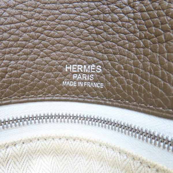 【二手名牌BRAND OFF】HERMES 愛馬仕 棕色 牛皮 Alfred 35 單肩包 □R刻 product thumbnail 7